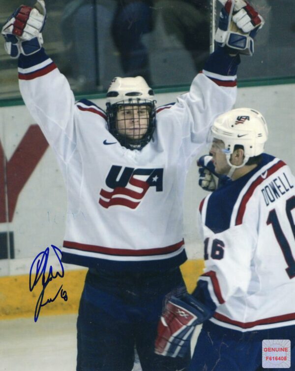 Phil Kessel Team USA Autographed 8x10 Photo