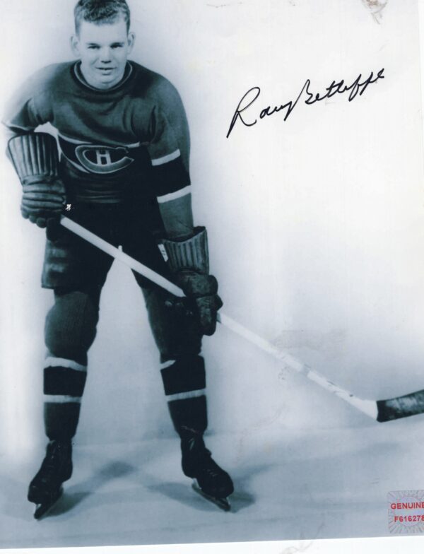 Ray Getliffe Montreal Canadiens Autographed 8x10 Photo