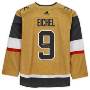 Jack Eichel Gold Vegas Golden Knights Autographed Adidas Alternate Authentic Jersey