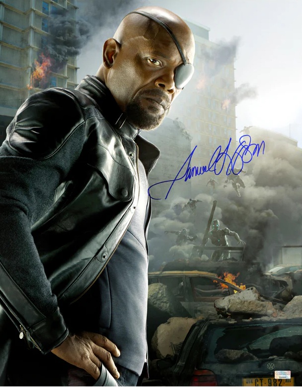 Samuel L. Jackson Autographed The Avengers: Age of Ultron Nick Fury 16x20 Photo