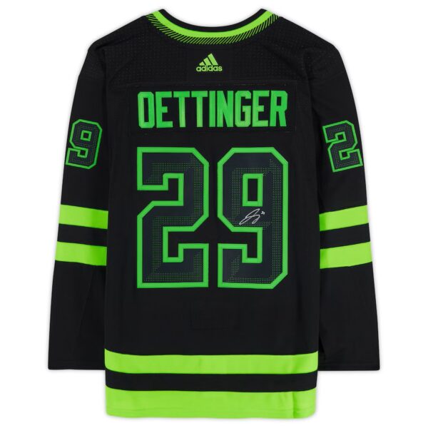 Jake Oettinger Dallas Stars Autographed Alternate adidas Authentic Jersey