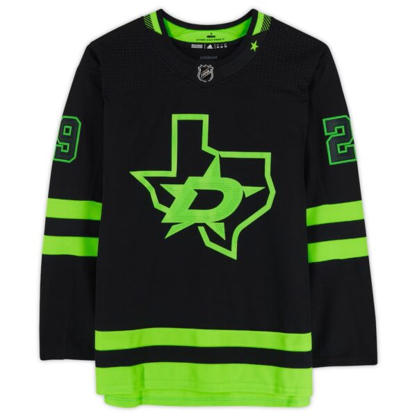 Jake Oettinger Dallas Stars Autographed Alternate adidas Authentic Jersey - Image 2