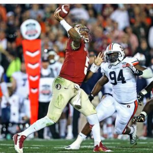 Jameis Winston Florida State Seminoles Unsigned Horizontal Throwing Photograph