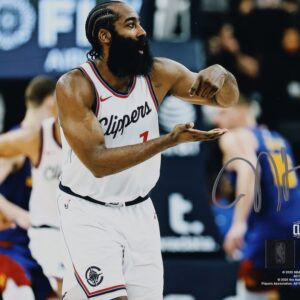 James Harden LA Clippers Autographed 8" x 10" Stir the Pot Celebration Photograph