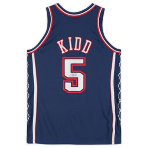 Jason Kidd New Jersey Nets Autographed Navy Mitchell & Ness 2006-07 Authentic Jersey
