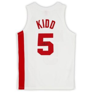 Jason Kidd New Jersey Nets Autographed White Mitchell & Ness 2005-06 Alternate Authentic Jersey