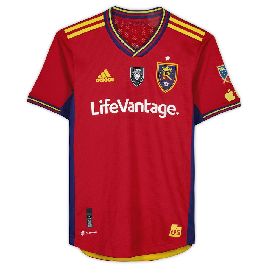 Jasper Löffelsend Real Salt Lake Autographed Match-Used #28 Red Jersey from the 2023 MLS Season - Image 2