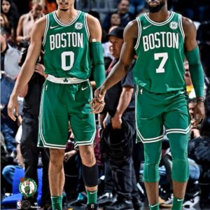 Jayson Tatum and Jaylen Brown Boston Celtics Unsigned Photograph
