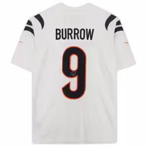 Joe Burrow Cincinnati Bengals Autographed Nike White Vapor Limited Jersey