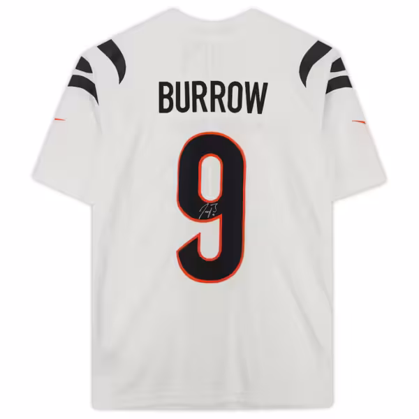 Joe Burrow Cincinnati Bengals Autographed Nike White Vapor Limited Jersey