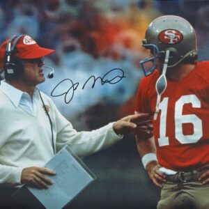 Joe Montana San Francisco 49ers Autographed 16" x 20" With Bill Walsh Photograph