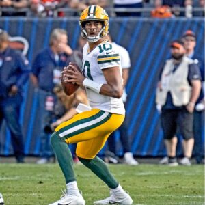 Jordan Love Green Bay Packers Unsigned First Start Photograph