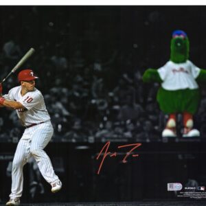 J.T. Realmuto Philadelphia Phillies Autographed 11" x 14" Phillie Phanatic Spotlight Photograph