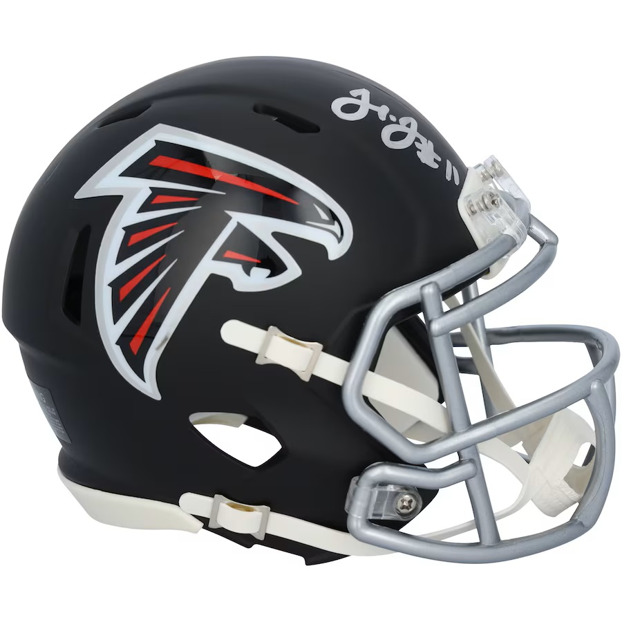 Julio Jones Atlanta Falcons Autographed Riddell Speed Mini Helmet