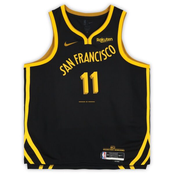 Klay Thompson Golden State Warriors Autographed Black 2023-24 Nike City Edition Swingman Jersey - Image 2