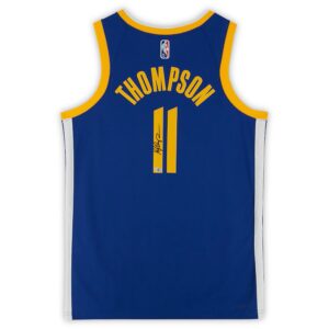 Klay Thompson Golden State Warriors Autographed Nike 2021-22 Diamond Swingman Jersey