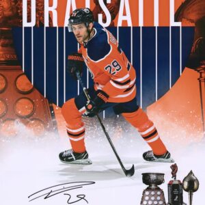 Leon Draisaitl Edmonton Oilers Autographed 16" x 20" 2020 Hart & Art Ross Stylized Photograph - Limited Edition of 129