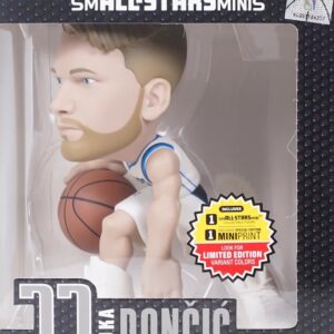 Luka Dončić Dallas Mavericks smALL-STARS Minis White 6" Vinyl Figurine - Look for Limited Edition Uncommon, Rare, and Ultra Rare Solid Team Color Variants