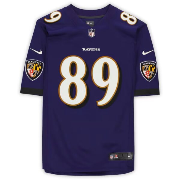Mark Andrews Baltimore Ravens Autographed Nike Purple Limited Jersey - Image 2