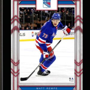 Matt Rempe New York Rangers 10.5" x 13" Player Sublimated Plaque