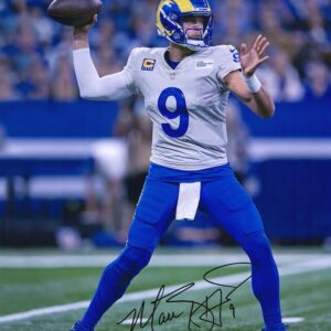 Matthew Stafford Los Angeles Rams Autographed 16'' x 20'' Passing Photograph