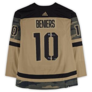 Matty Beniers Seattle Kraken Autographed Camo adidas Authentic Jersey with "Matty" Inscription - Limited Edition of 10