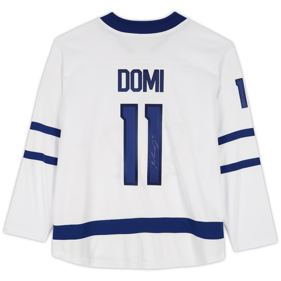 Max Domi Toronto Maple Leafs Autographed White Fanatics Breakaway Jersey