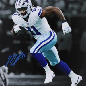 Micah Parsons Dallas Cowboys Autographed 11" x 14" Running Spotlight Photograph - Limited Edition #11 of 111
