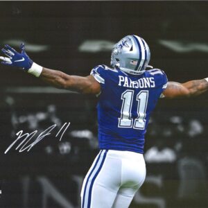 Micah Parsons Dallas Cowboys Autographed 11" x 14" Spotlight Photograph