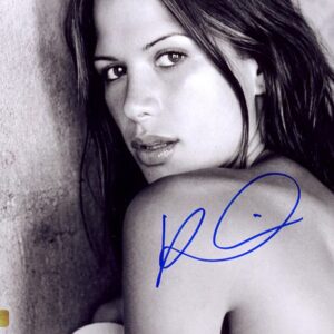Rhona Mitra Autographed 8×10 Duotone Photo