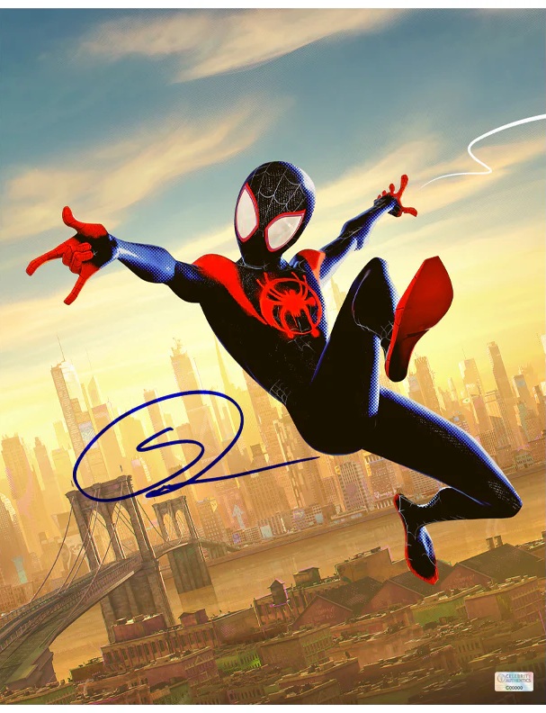 Shameik Moore Autographed Spider-Man Into The Spider-Verse 11×14 Photo