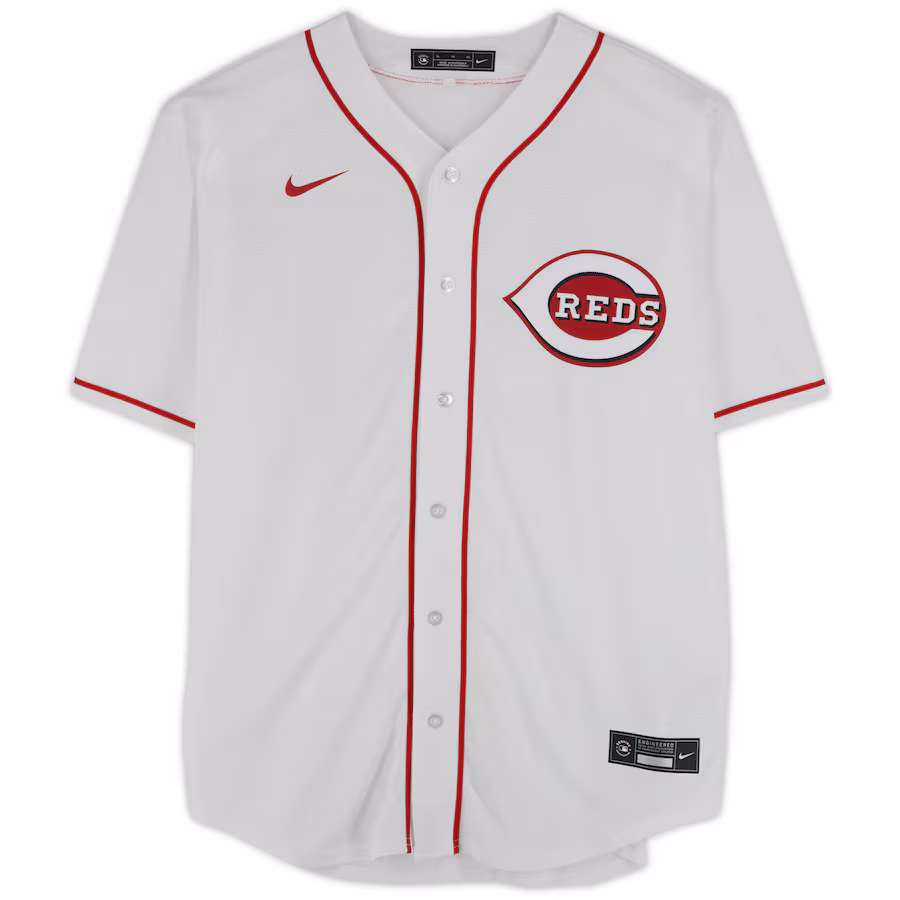 Nick Lodolo Cincinnati Reds Autographed Nike White Replica Jersey - Image 2