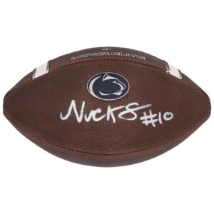 Nick Singleton Penn State Nittany Lions Autographed Nike USA Authentic Game Football