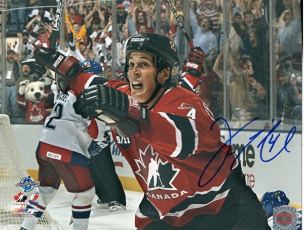 Vincent Lecavalier Team Canada Autographed 8x10 Photo