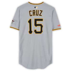 Oneil Cruz Pittsburgh Pirates Game-Used #15 Gray Nike Jersey vs. Los Angeles Angels on April 23, 2025