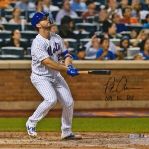 Pete Alonso New York Mets Autographed 16" x 20" Watching Home Run Photograph with "2019 NL ROY" Inscription
