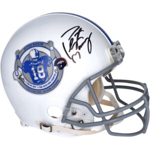 Peyton Manning Autographed Riddell Commemorative Retirement Pro-Line Helmet