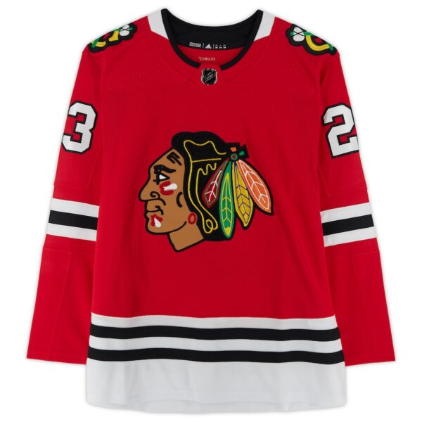 Philipp Kurashev Chicago Blackhawks Autographed adidas Authentic Jersey - Image 2