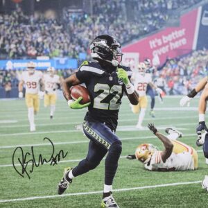Rashid Shaheed Seattle Seahawks Autographed 16" x 20" 2026 NFC Divisional Round Kickoff Return Touchdown vs. San Francisco 49ers Photograph