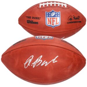 Rashod Bateman Baltimore Ravens Autographed Wilson Duke Full Color Pro Football