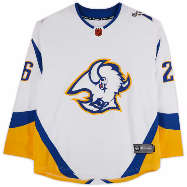 Rasmus Dahlin Buffalo Sabres Autographed 2022-23 Reverse Retro adidas Authentic Jersey - Image 2