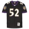 Ray Lewis Baltimore Ravens Autographed Black Mitchell & Ness Authentic Jersey - Image 2