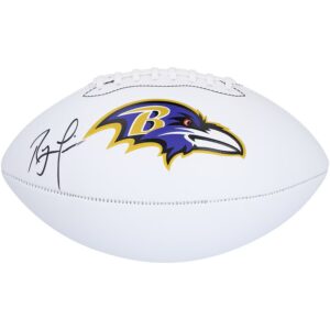 Ray Lewis Baltimore Ravens Autographed Franklin White Panel Football