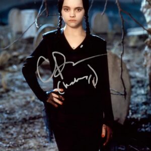 Christina Ricci Autographed The Addams Family Wednesday Addams 8x10 Photo