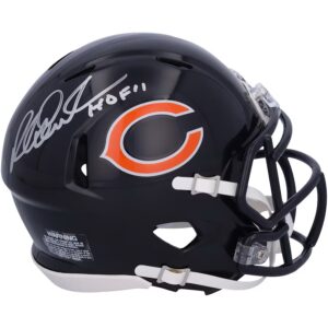 Richard Dent Chicago Bears Autographed Riddell Speed Mini Helmet with "HOF 11" Inscription