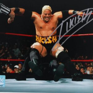 Rikishi WWE Autographed 16" x 20" Corner Stinkface Photograph