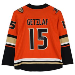 Ryan Getzlaf Anaheim Ducks Autographed Orange Alternate Adidas Authentic Jersey