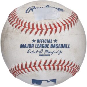 Ryan McMahon New York Yankees Game-Used Baseball vs. Philadelphia Phillies on July 27, 2025 - 2 RBI Double