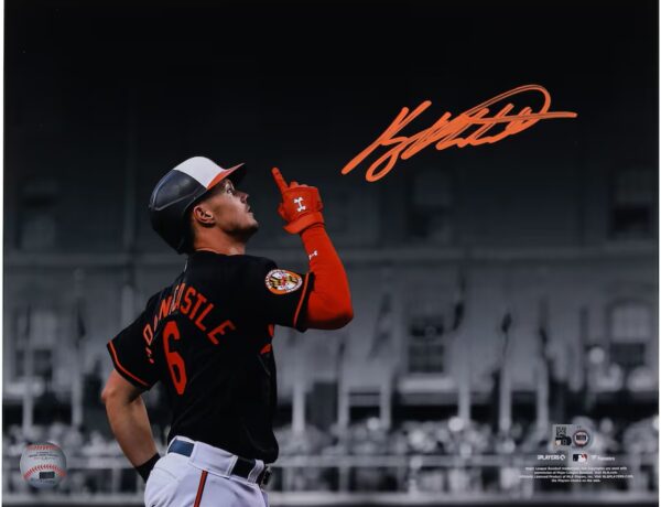Ryan Mountcastle Baltimore Orioles Autographed 11" x 14" Spotlight Celebration Photograph