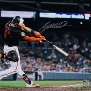 Ryan Mountcastle Baltimore Orioles Autographed 16" x 20" Horizontal Hitting Photograph